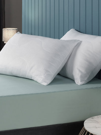 Next Downland Luxury Waffle Pillow Pair 46 x 69cm- Buy online at McGrocer