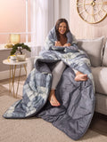 Downland coverless duvet 10.5 tog printed check (British brand)