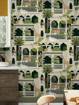 Next Graham & Brown Emerald Animahal A4 Wallpaper Sample- Buy online at McGrocer