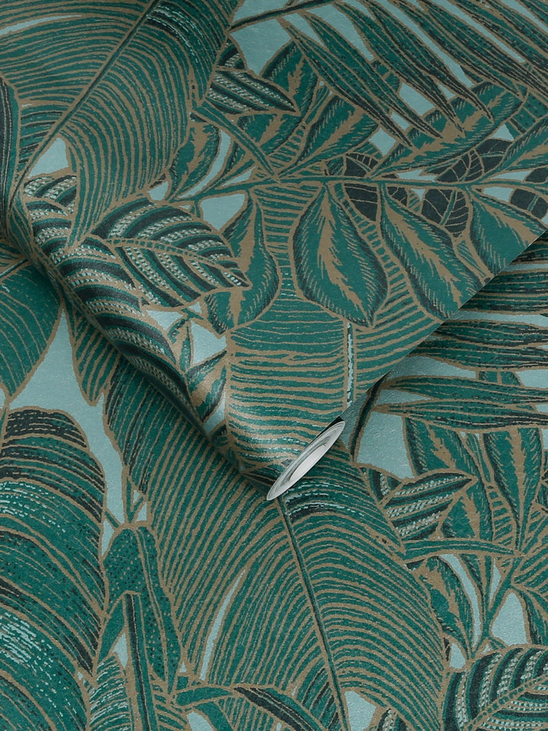 Graham & Brown Green Paradys wallpaper sample A4 - British product
