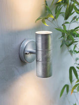 Next Garden Trading St Ives Silver Up & Down Outdoor Wall Light- Buy online at McGrocer
