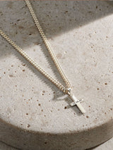 Next Posh Totty Designs Sterling Silver Cross Pendant Necklace 20 inch Chain- Buy online at McGrocer