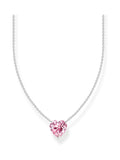 Thomas Sabo pink heart pendant necklace 40-45cm (British brand)