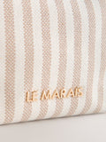 Le Marais pink stripe pouch - British product