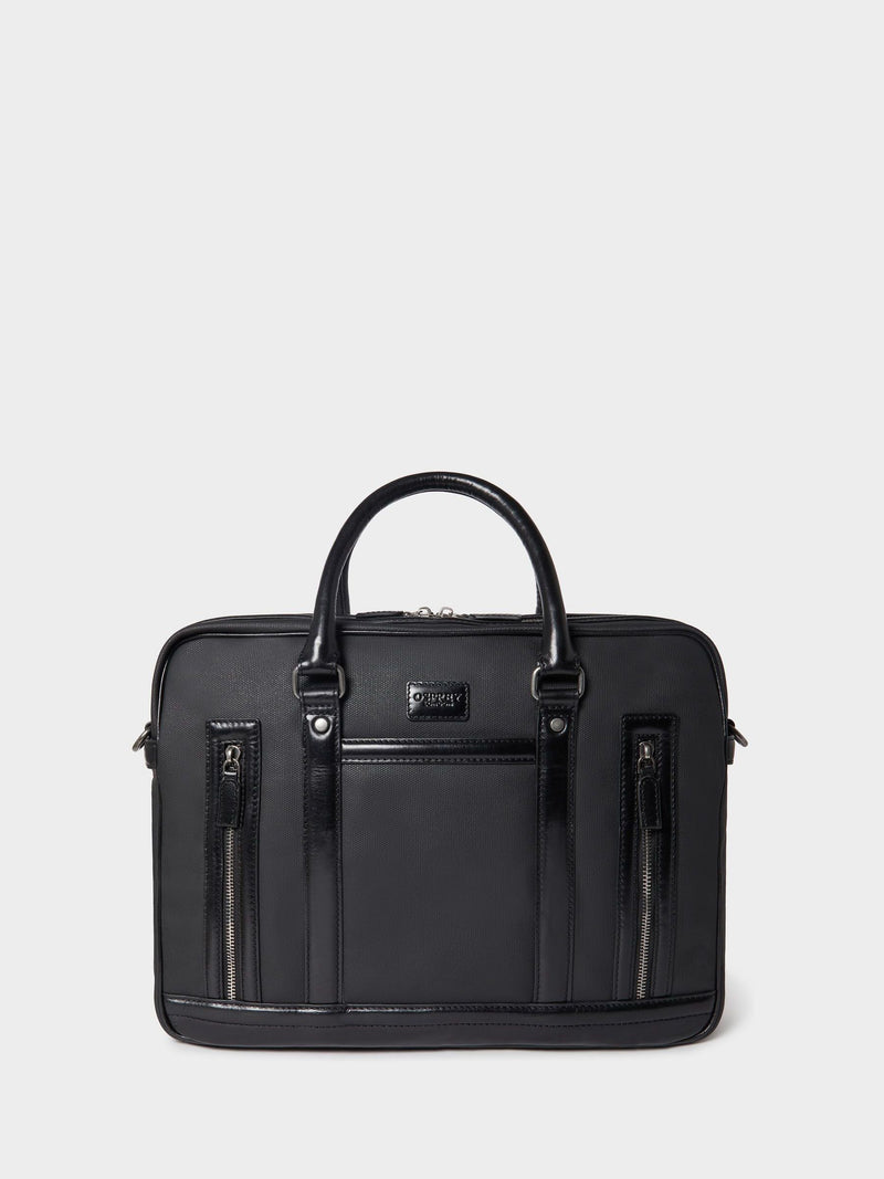 Osprey London Frontline waxed canvas and leather laptop bag (British brand)
