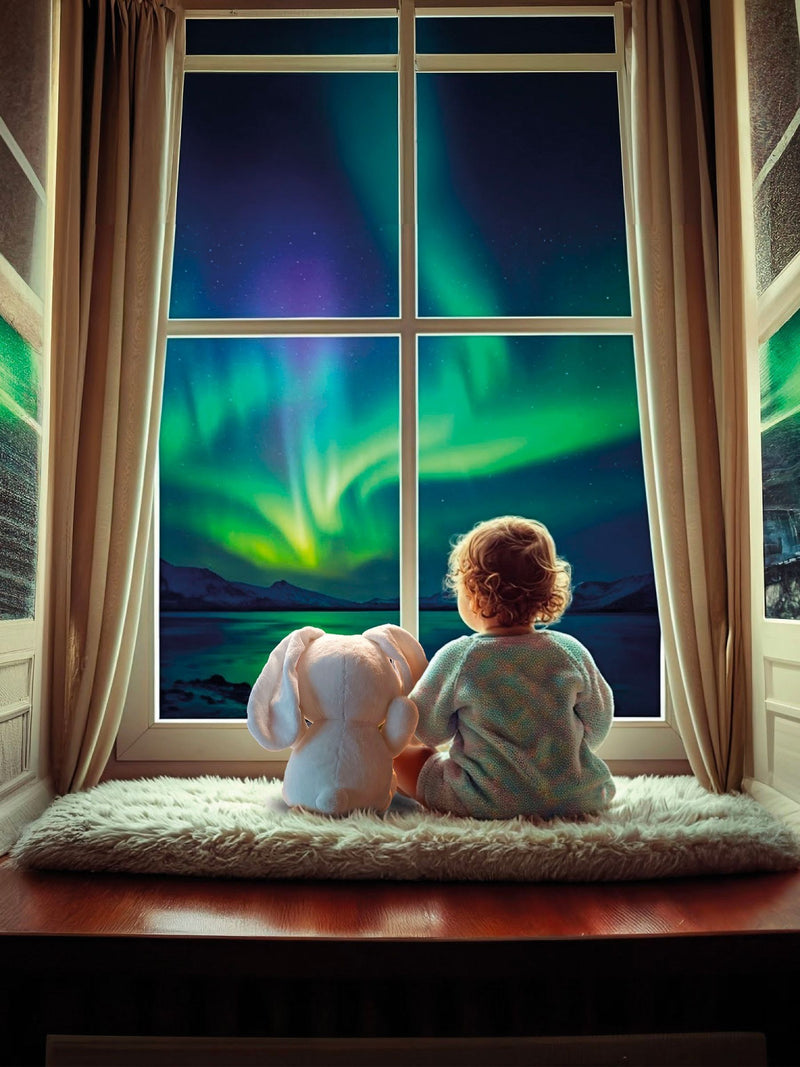 Clementoni soft bunny Northern Lights projector (British brand)