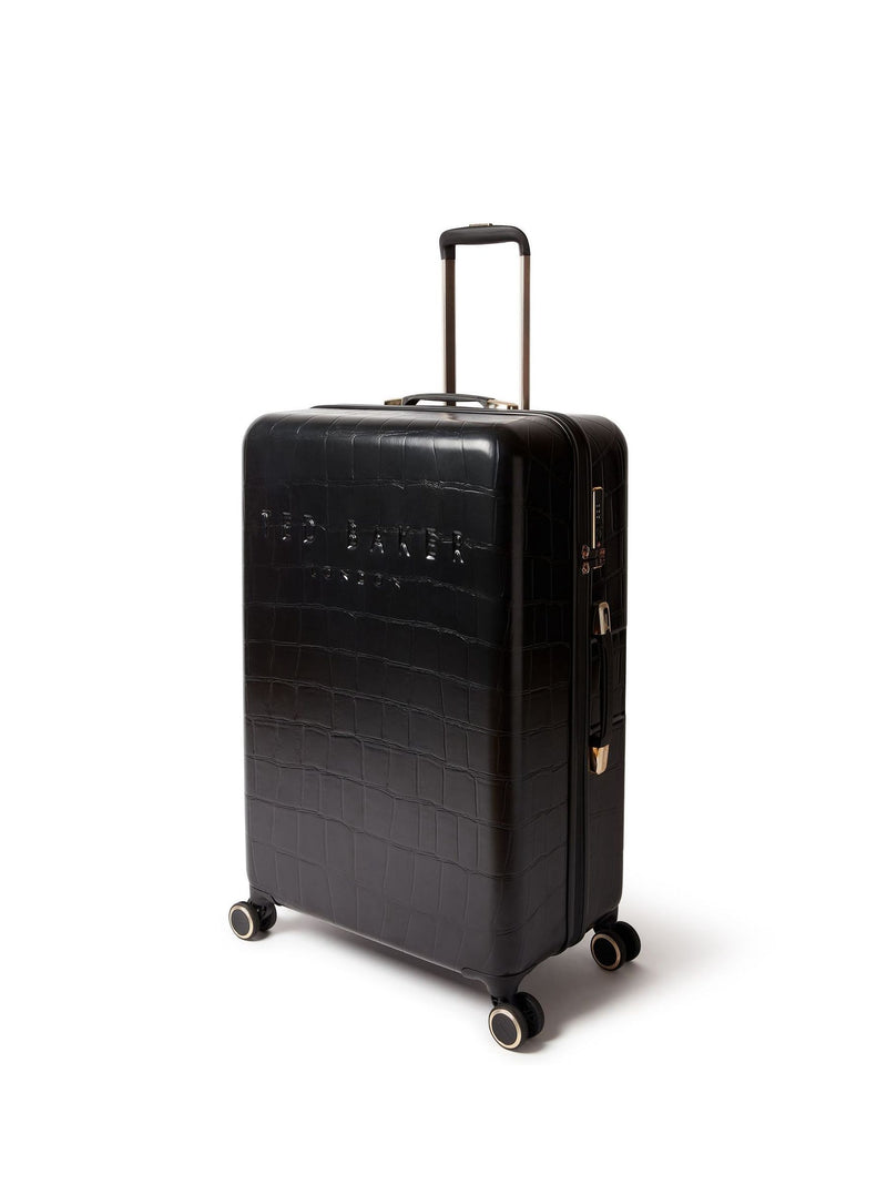 Ted Baker croc embossed large suitcase, UK version