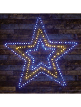 Next Premier Decorations Ltd Flashing Flexibright Star with 248 LEDs 79 x 76cm- Buy online at McGrocer