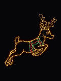 Premier Decorations Twinkling Flexibright Prancing Reindeer 1.1m, imported from the UK