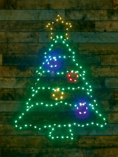 Next Premier Decorations Ltd Twinkling Flexibrights Christmas Tree Motif Light-Up Decoration 60cm- Buy online at McGrocer