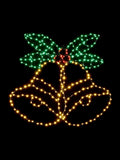 Premier Decorations Bells & Holly Flexibrights 56cm - British product