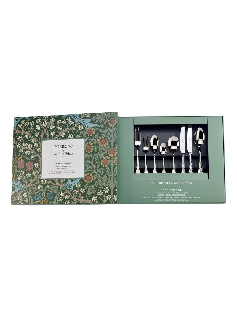 Arthur Price Blackthorn cutlery set, 44 piece, imported from the UK