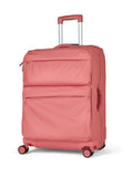 Rock Luggage Juniper medium suitcase in coral orange, UK version
