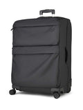 Rock Luggage Black Juniper large suitcase 104 litre, imported from the UK