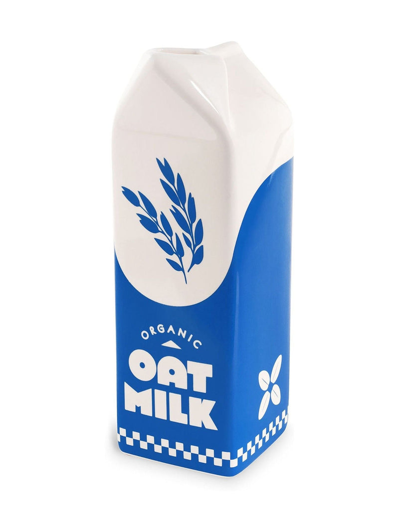 ban.do White Oat ceramic vase 22cm height, imported from the UK