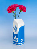 ban.do White Oat ceramic vase 22cm height, imported from the UK