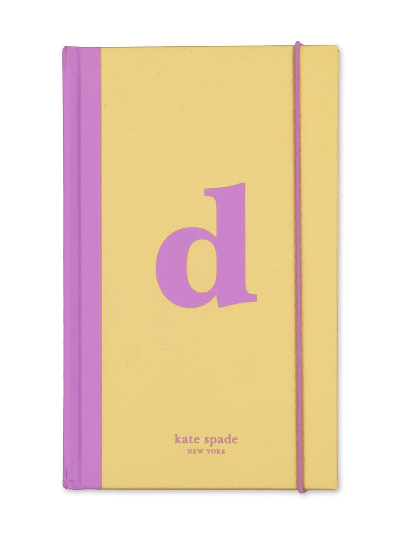 Kate Spade yellow monogram initial journal notebook - British product