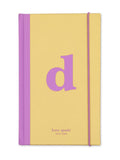 Kate Spade yellow monogram initial journal notebook - British product
