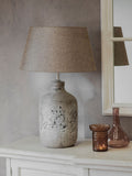 One.World Natural Birkdale Stone table lamp 63cm - British product