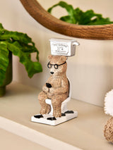 Next Natural Bertie Bear Bathroom Ornament- Buy online at McGrocer