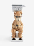 Natural Bertie Bear bathroom ornament novelty figurine, imported from the UK