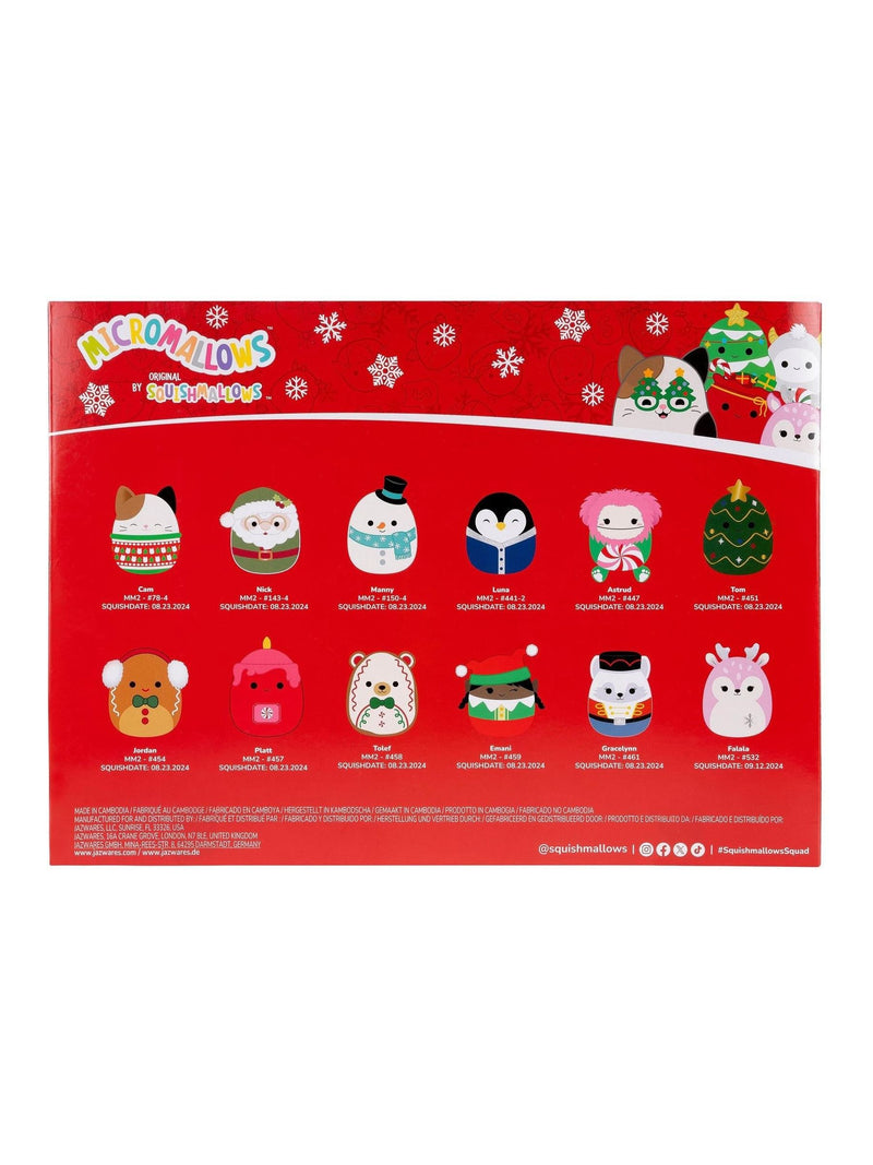 Squishmallows Micromallows advent calendar 12 piece - British product