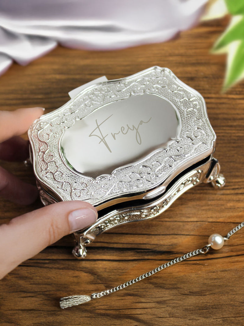 PMC personalised trinket box, imported from the UK