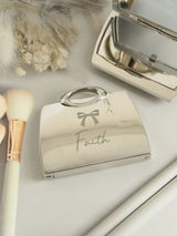 Next PMC Personalised Bow Handbag Compact Mirror ONE- Buy online at McGrocer