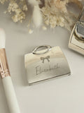 PMC Personalised Bow Handbag Compact Mirror (British brand)
