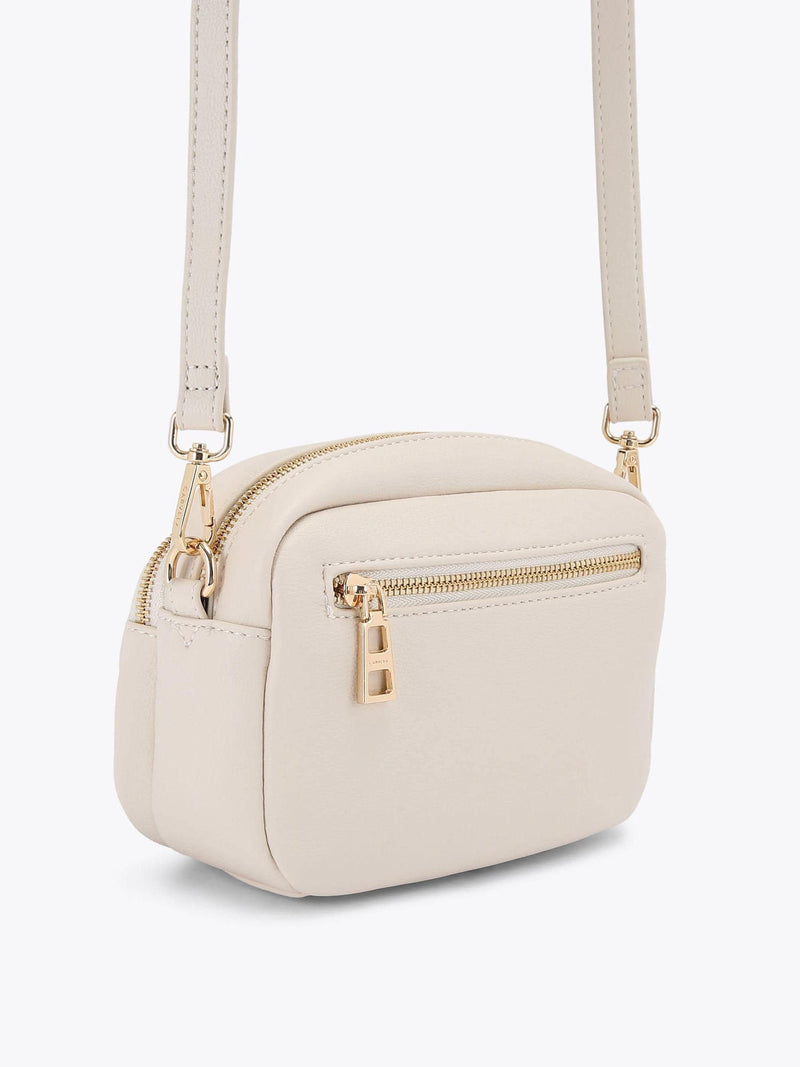 Carvela Como cross-body bag in taupe, UK version