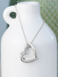 Treat Republic personalised entwined hearts necklace, imported from the UK