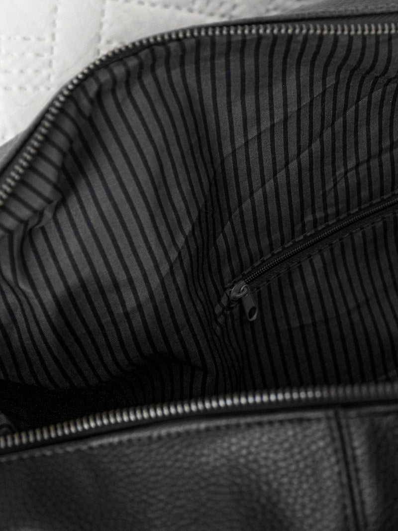 Treat Republic monogrammed weekender holdall black - British product