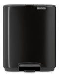 Brabantia Bo pedal bin matt black 7L (British brand)