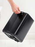 Brabantia Bo pedal bin matt black 7L (British brand)