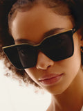 QUAY Black Level Up Sunglasses - British product