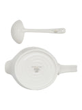 Sophie Conran white porcelain sauce jug and mini ladle set - British product