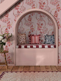 Cath Kidston wallpaper sample Road Floral A4, imported from the UK