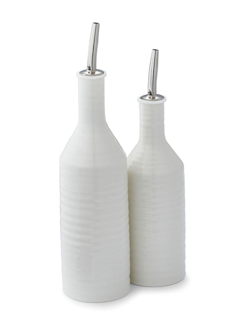 Sophie Conran white porcelain oil & vinegar drizzler set - British product