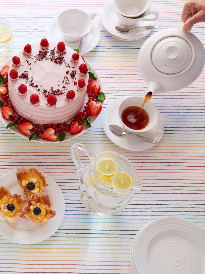 Sophie Conran white porcelain tea plates set of 4 15cm (British brand)