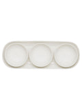 Sophie Conran white porcelain bowls and tray set, imported from the UK