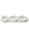 Sophie Conran white porcelain bowls and tray set, imported from the UK