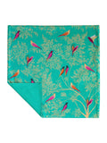Sara Miller set of 4 green Chelsea Birds napkins (British brand)