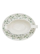 Next Sophie Conran White Mistletoe Sauce Boat & Stand- Buy online at McGrocer