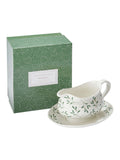 Sophie Conran Portmeirion white mistletoe sauce boat and stand (British brand)