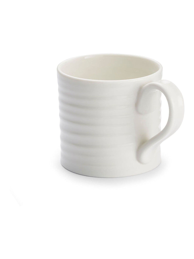 Sophie Conran white porcelain short mugs 4-pack - British product