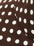 Reiss chocolate polka-dot bucket hat, UK version