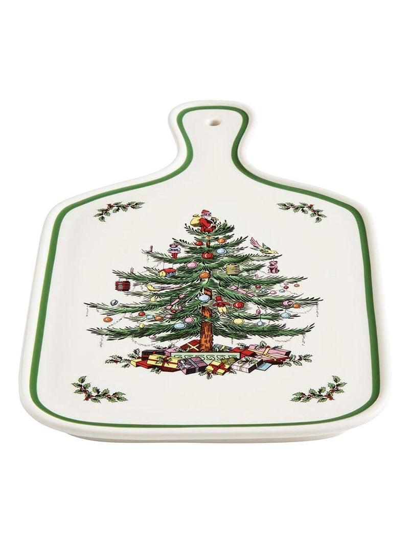 Spode Christmas Tree ceramic serving board 34cm - British product