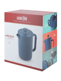 La Cafetiere Navy Arezzo stoneware cafetiere 1L - British product