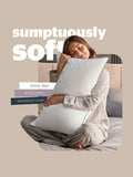 Silentnight white goose down pillow with cotton cover - British product