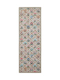 Hug Rug beige wildflower patch runner 75x220cm (British brand)